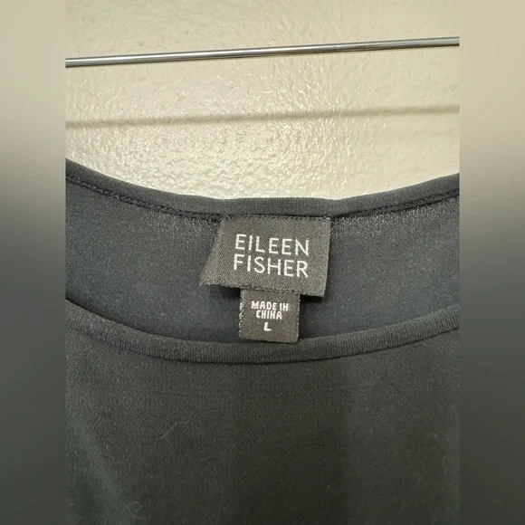 Eileen Fisher Silk Short Sleeve Tank - Picture 3 of 5